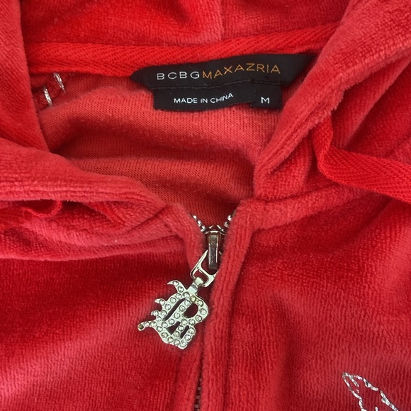 BCBG Y2K blinged up hoodie - Picture 3 of 5